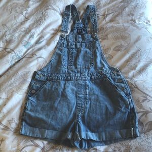 GAP Denim Overall Shorts